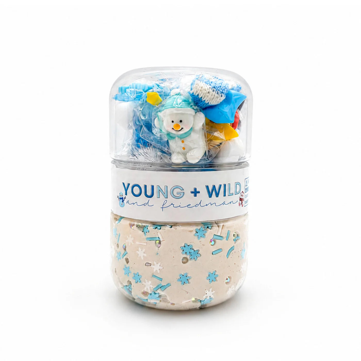 PREORDER Holiday Grab & Go Dough Jars- Snowman