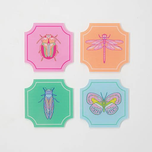 Sorority Flutter Acrylic Coasters