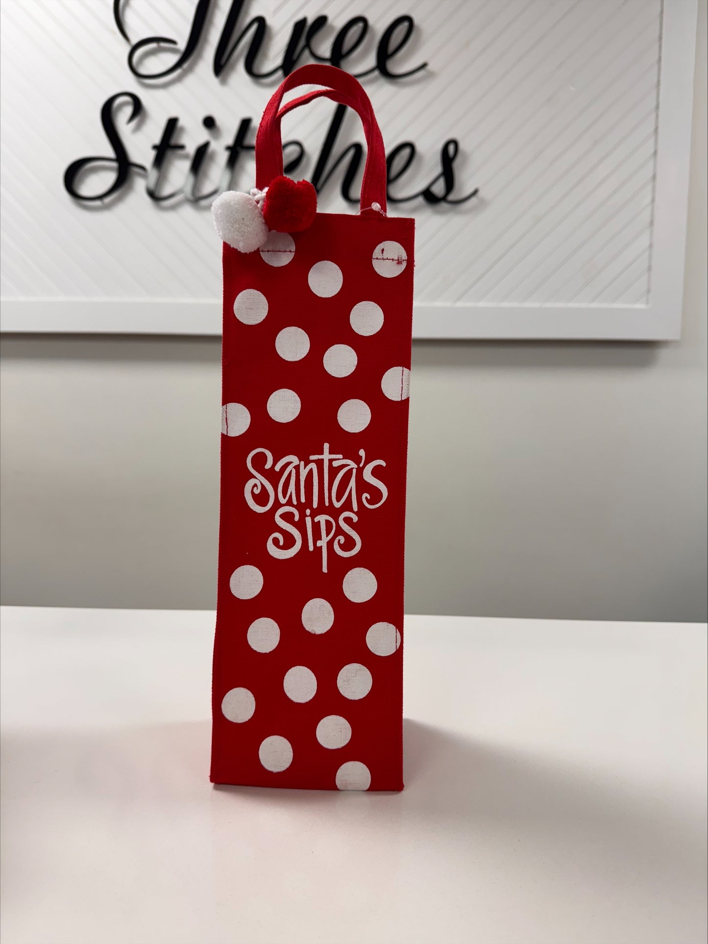 Christmas Wine Bottle Bag