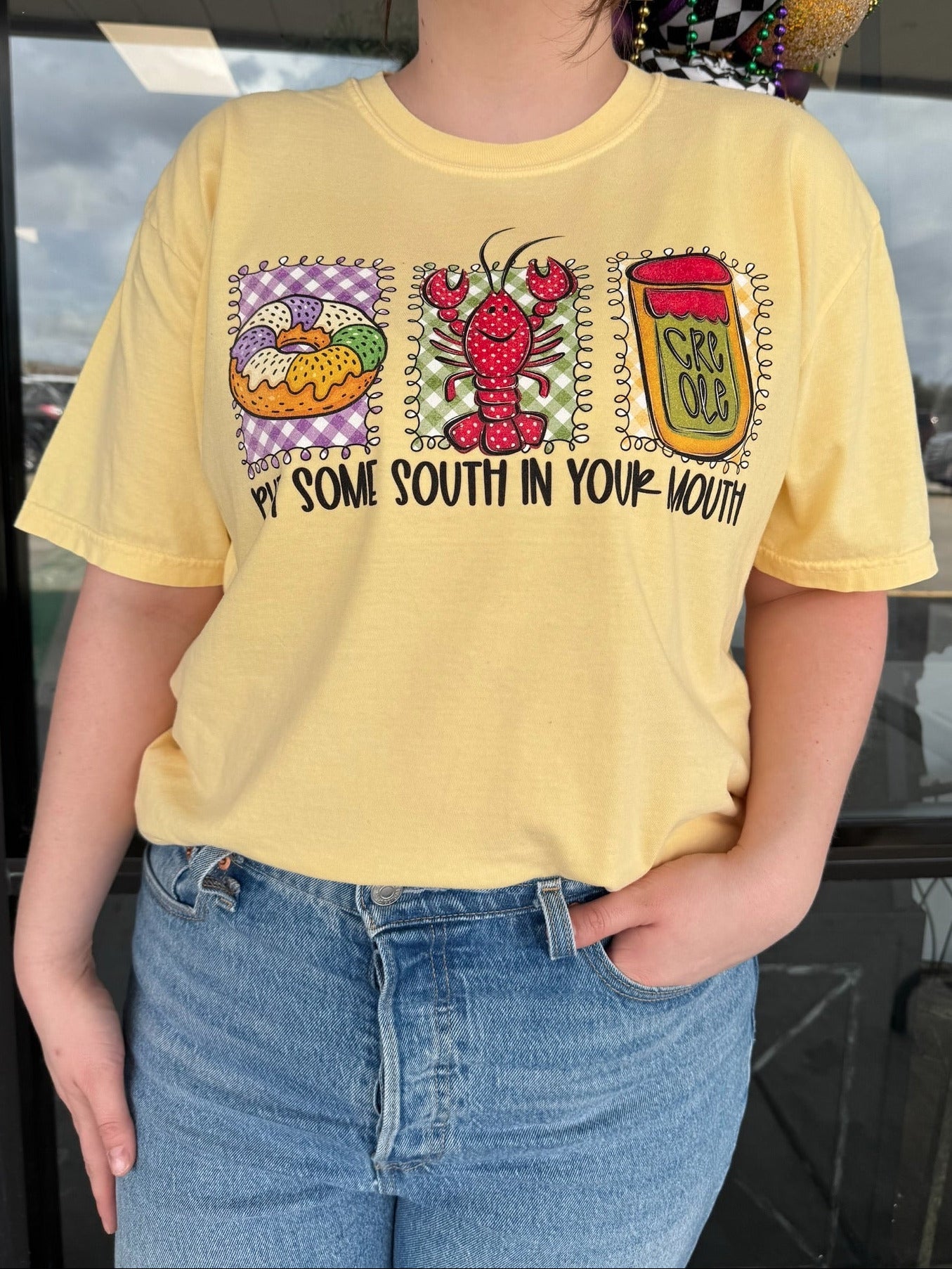 Put Some South In Your Mouth Tee – ThreeStitches