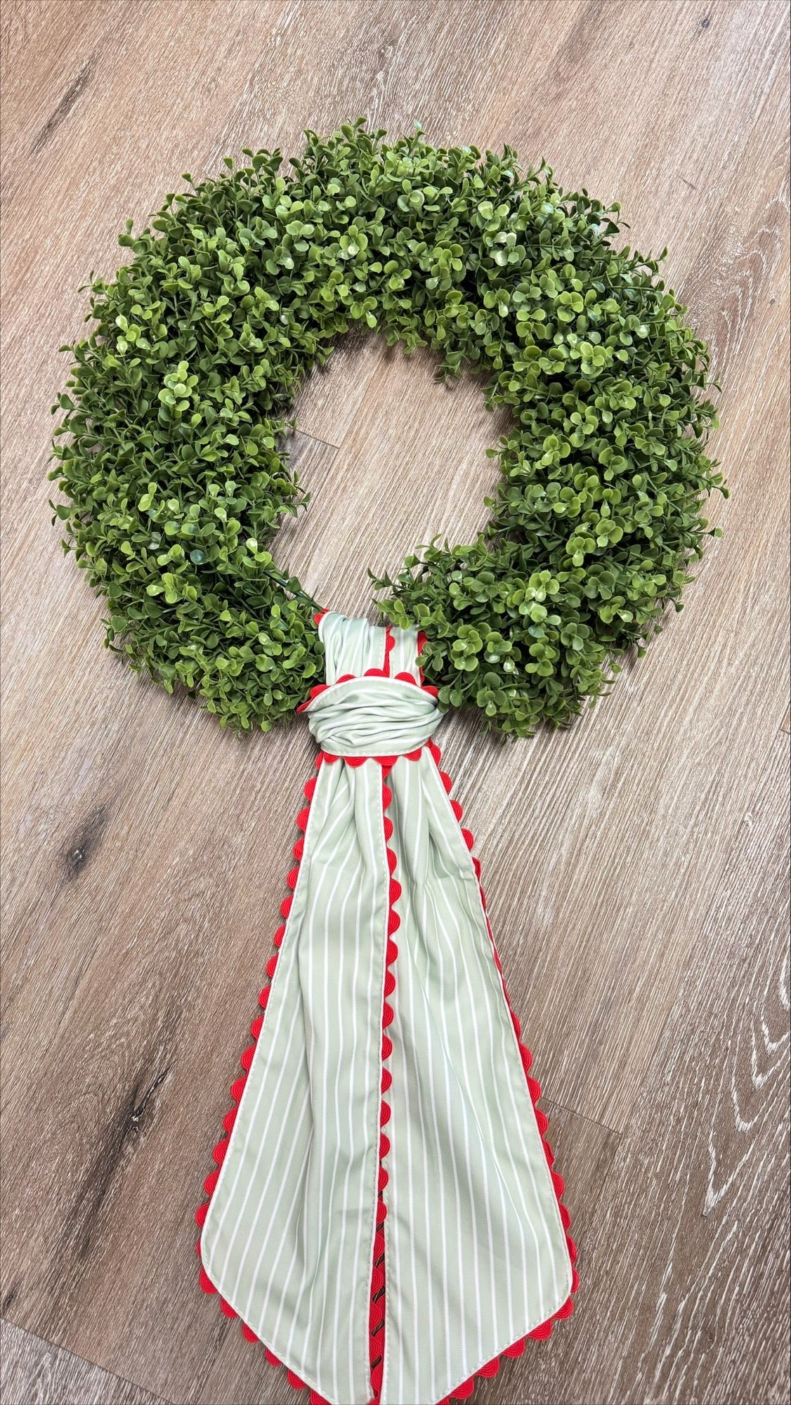 Christmas Wreath Sashes