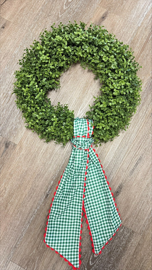 Christmas Wreath Sashes