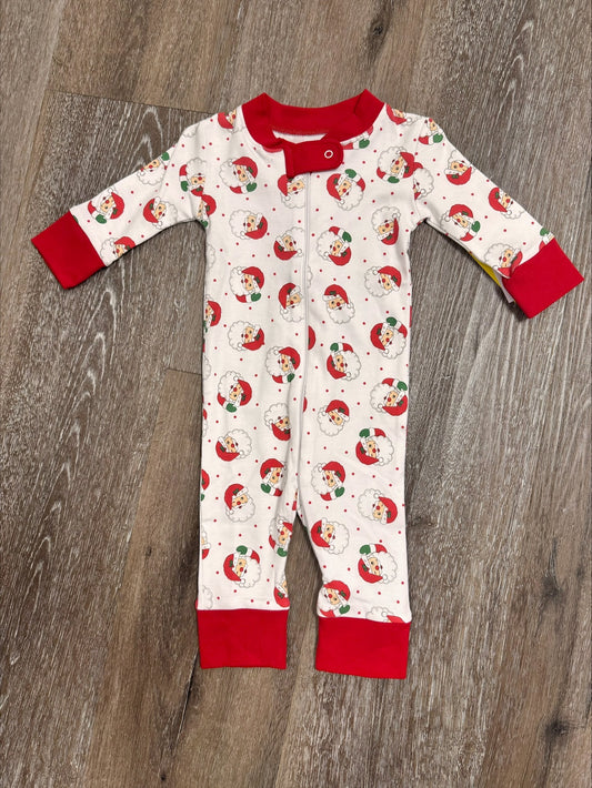 Winking Santa Zipper Pajama