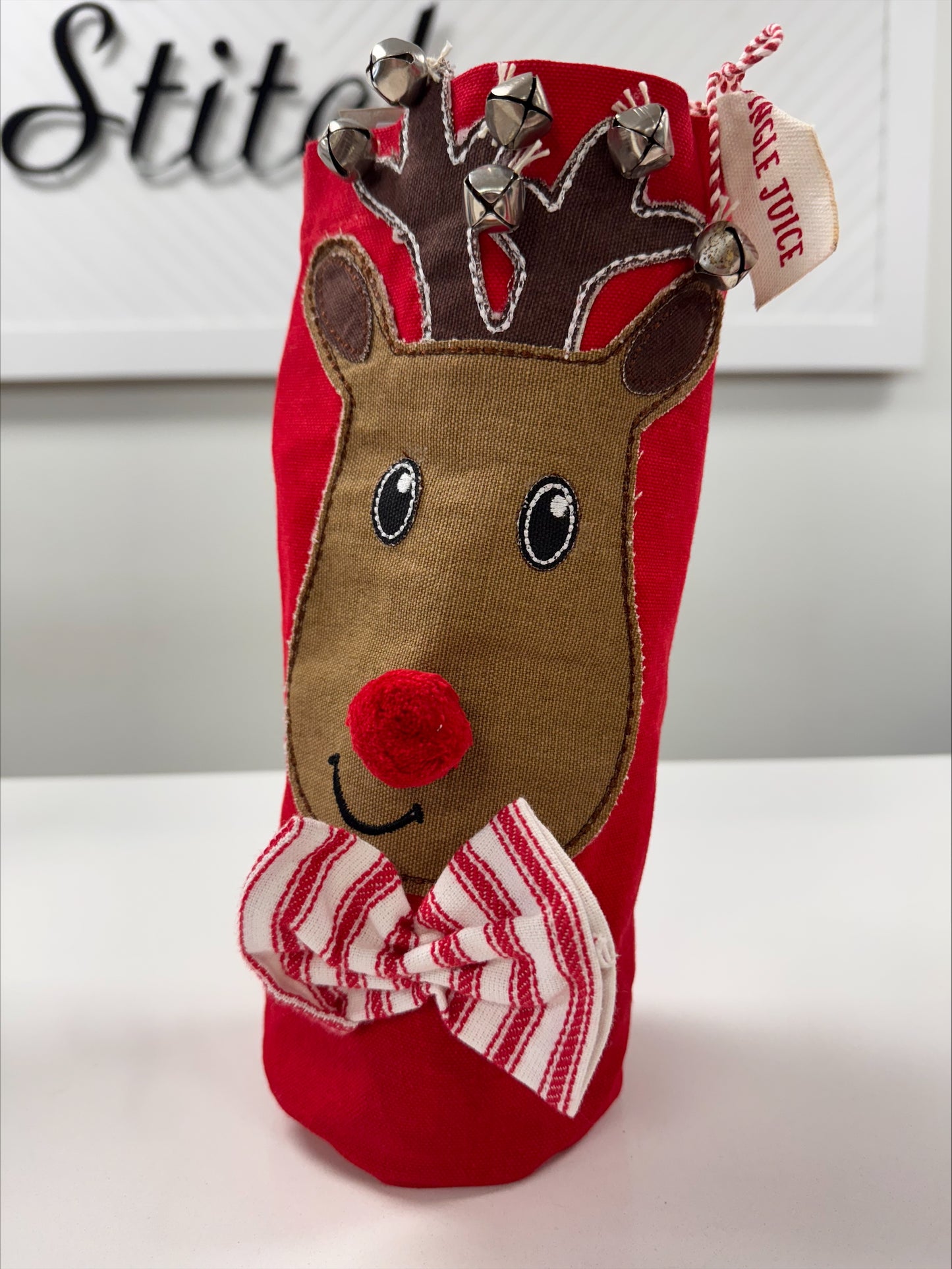 Christmas Wine Bottle Bag