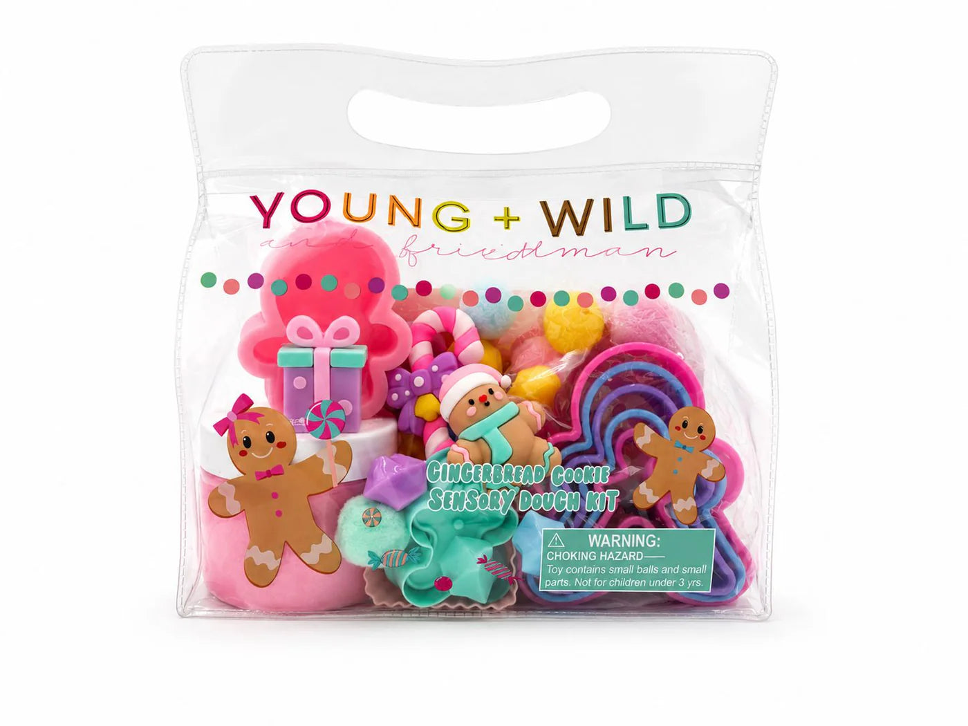 PREORDER Holiday Sensory Dough Bags- Gingerbread
