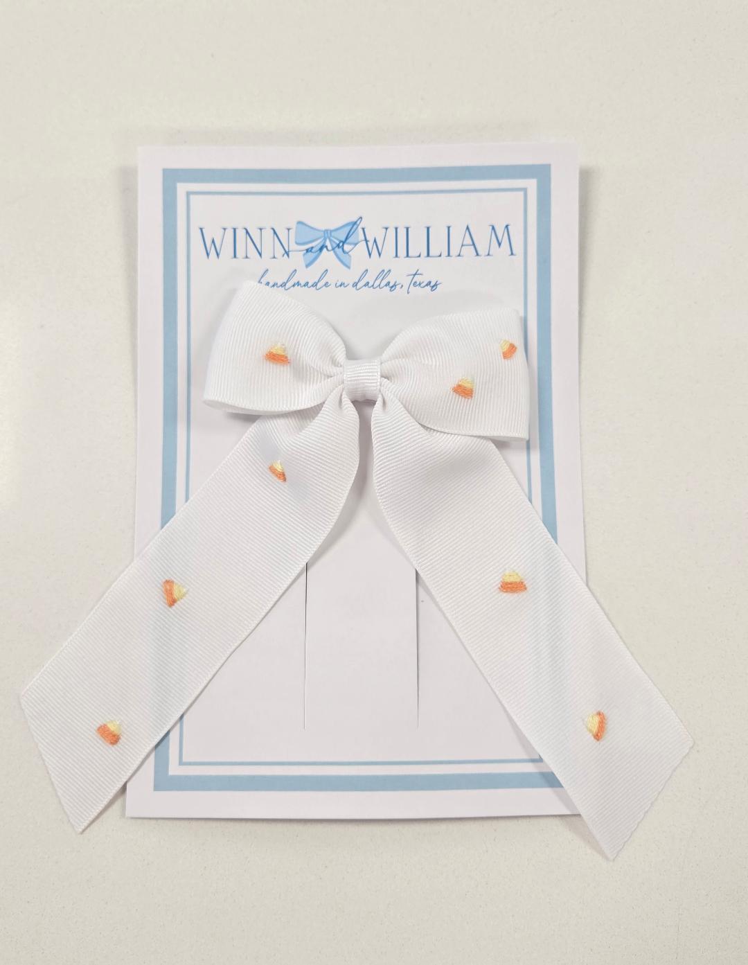 Candy Corn Bow: Medium