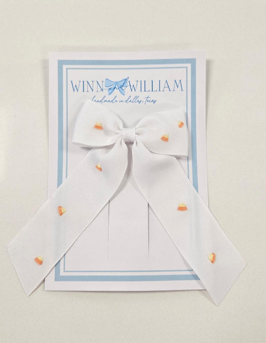 Candy Corn Bow: Medium