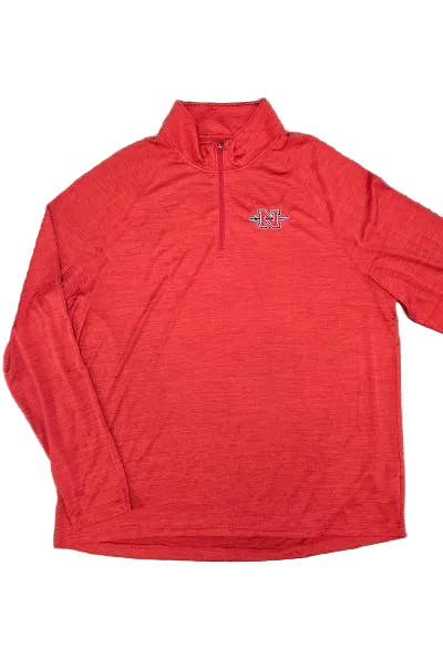 Nicholls Embroidered Space Dye Performance Pullover