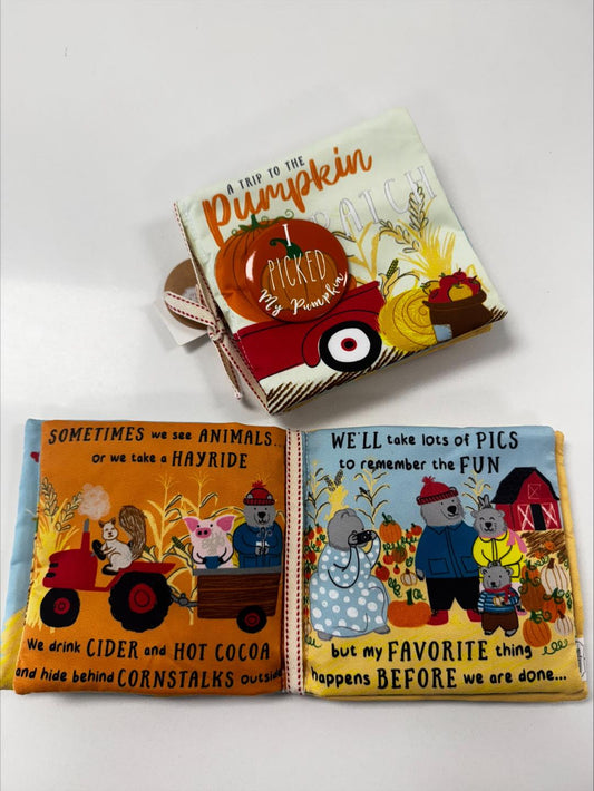 Pumpkin Patch Book with Pin