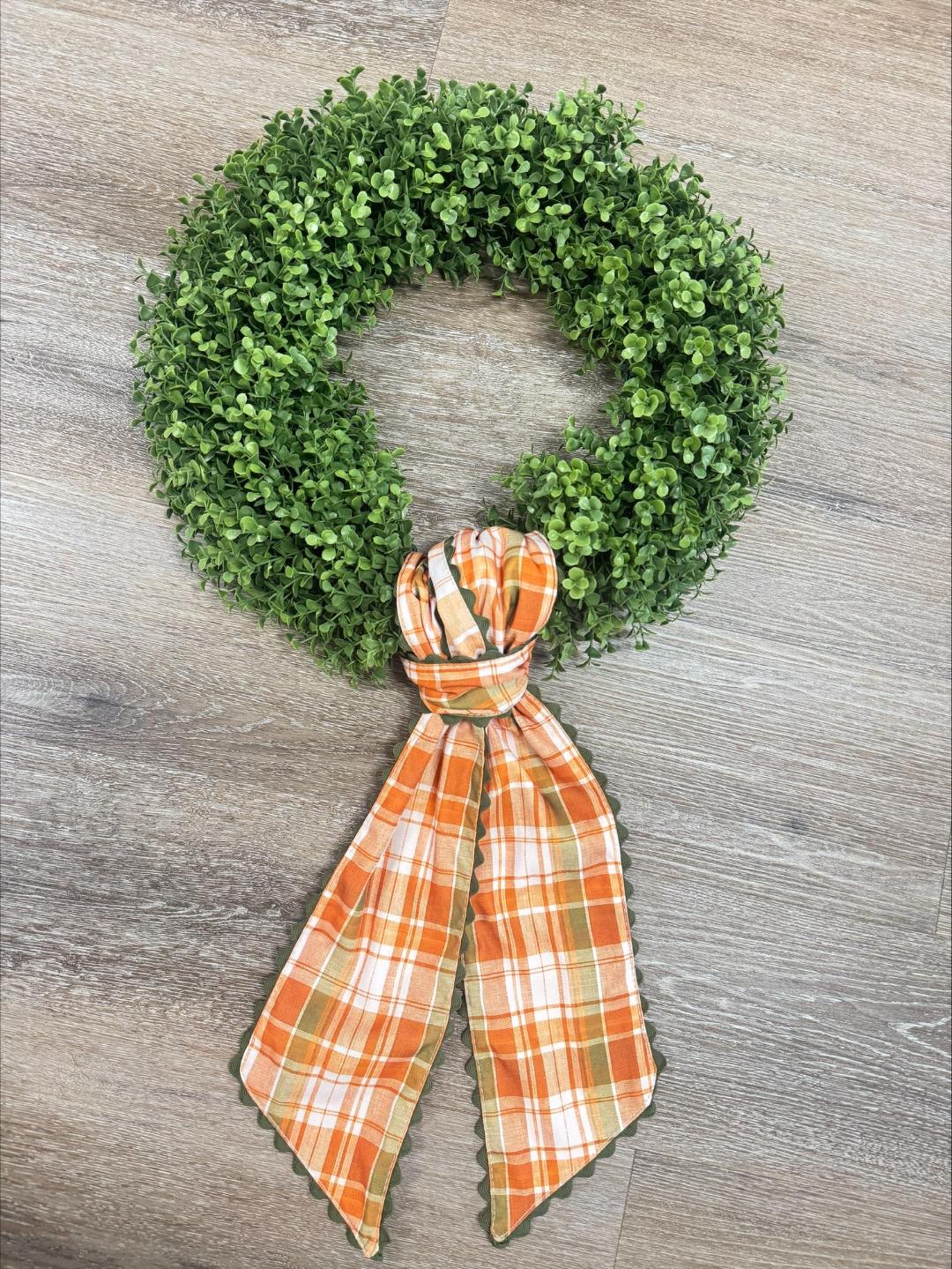 Fall Wreath Sashes