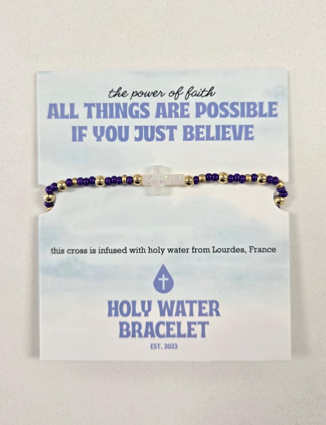 Gameday Holy Water Bracelet
