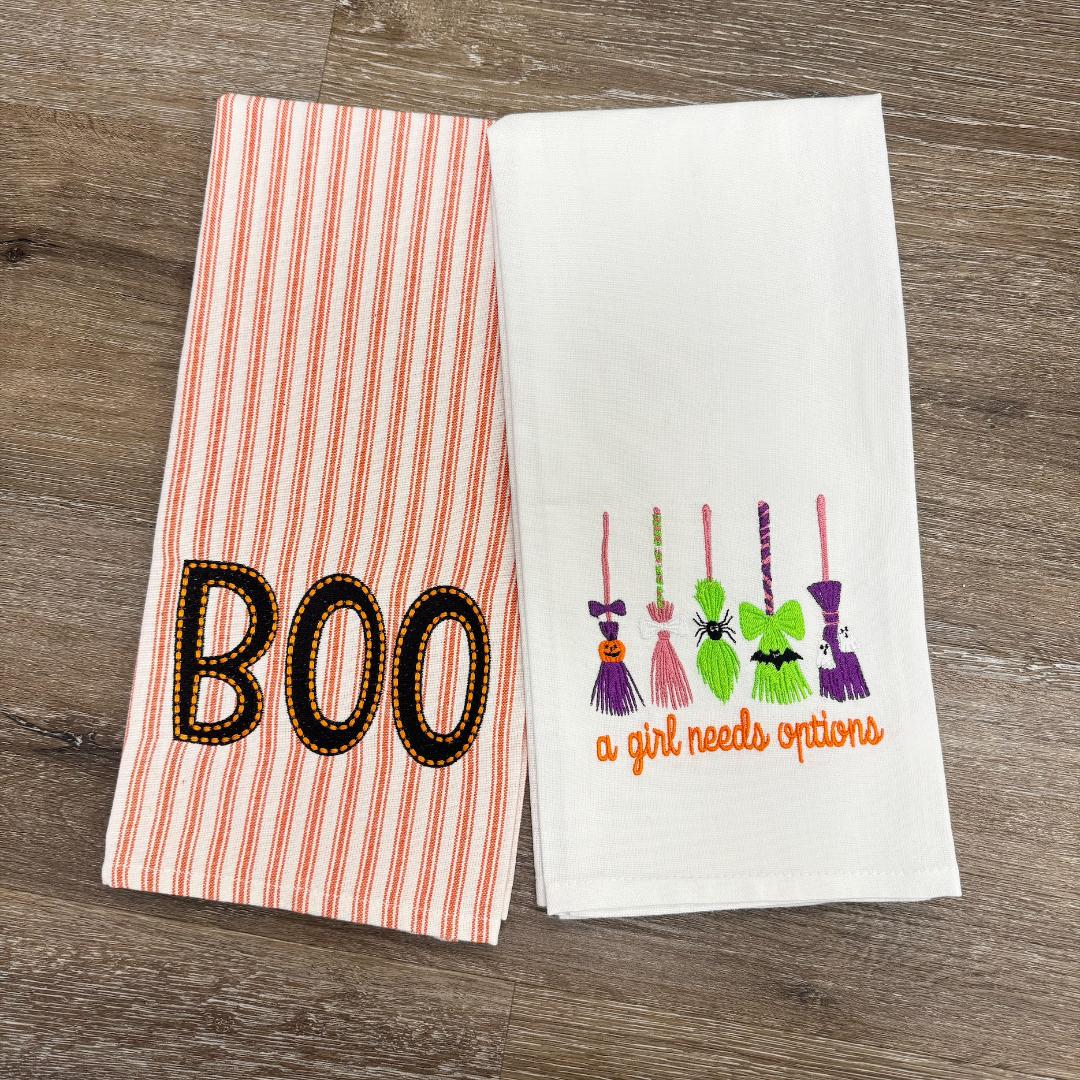 Broom Options Tea Towel