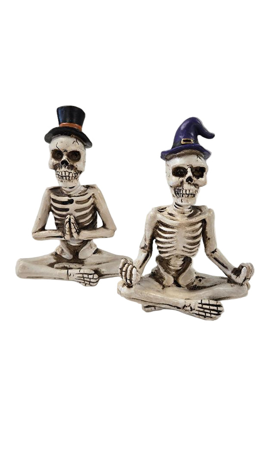 Relaxed Skeleton Figurine