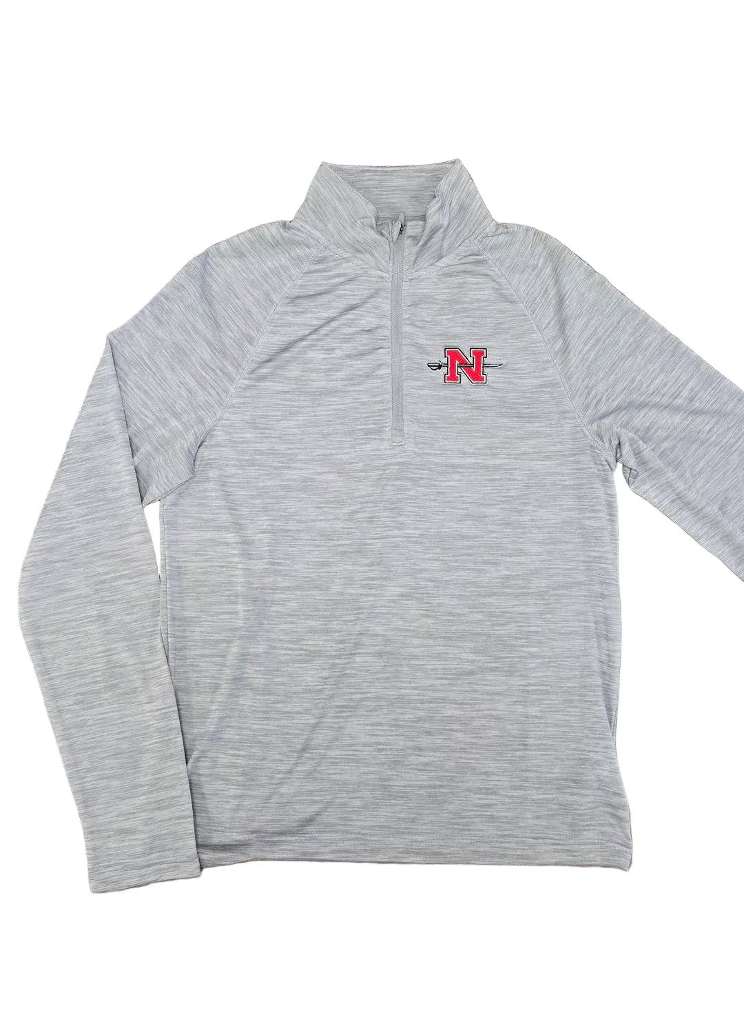 Nicholls Embroidered Space Dye Performance Pullover