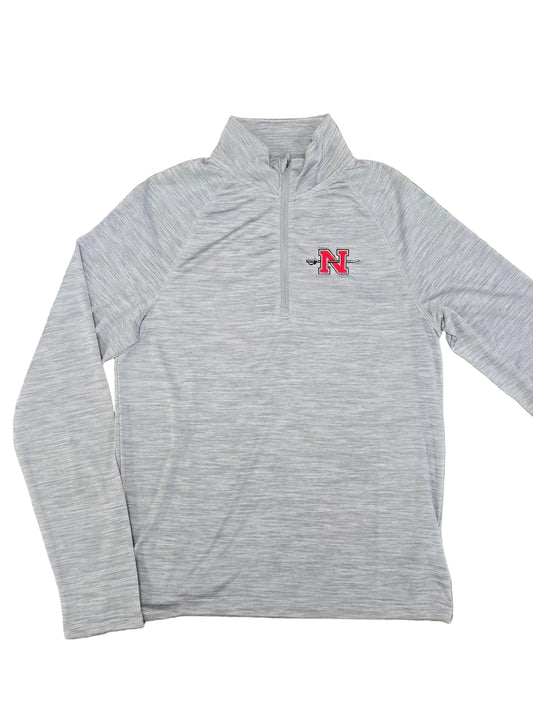 Nicholls Embroidered Space Dye Performance Pullover