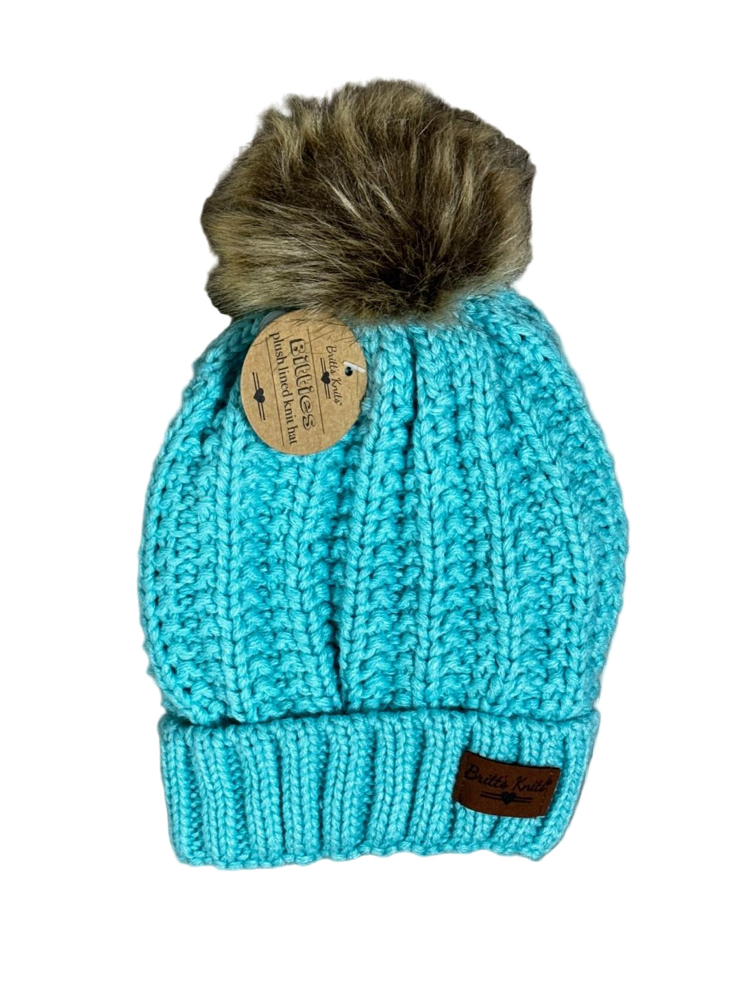 Britt's Knits Bitties Pom Hat