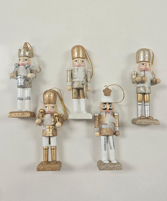 Wood Nutcracker Ornament