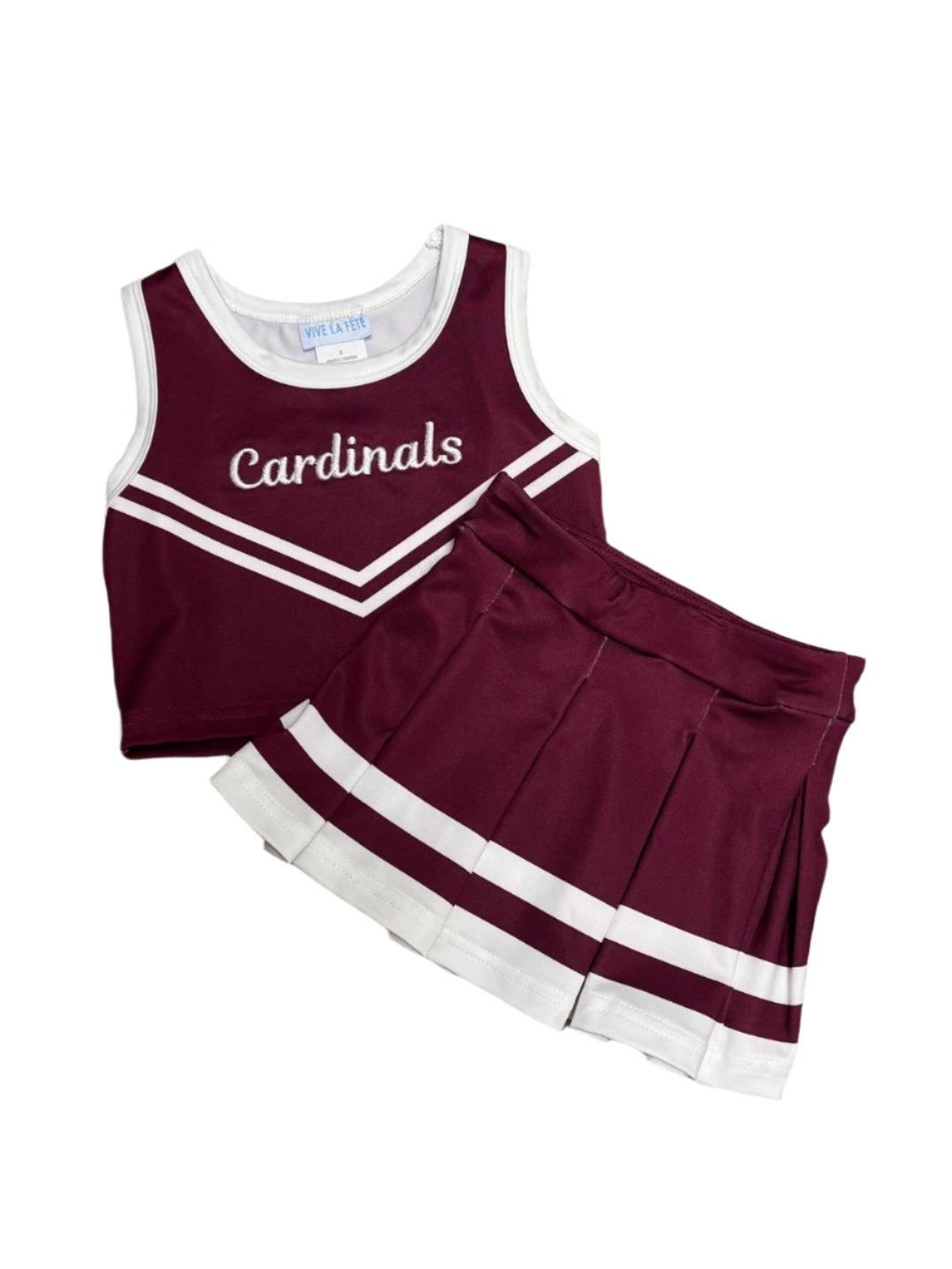 Cardinals Sleeveless Cheerleader Set