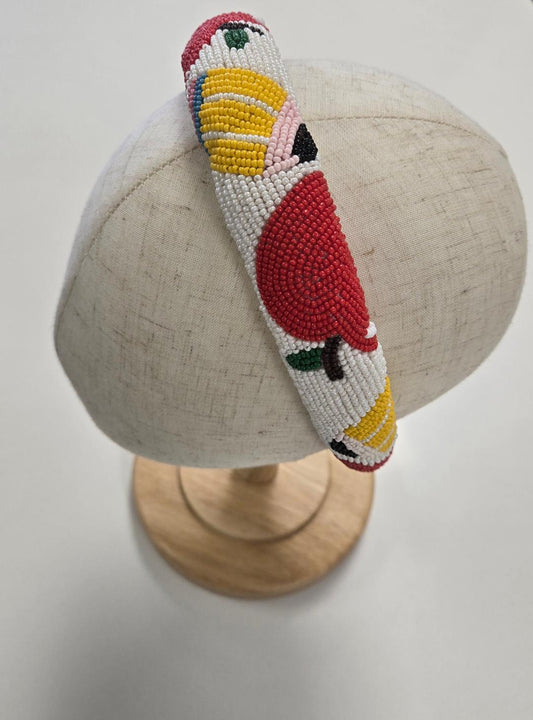 Back To School Beaded Headband