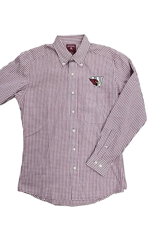 Antigua Plaid Button Down - Small
