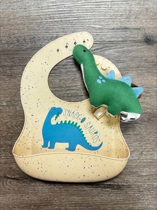 Silicone Bib and Rattle
