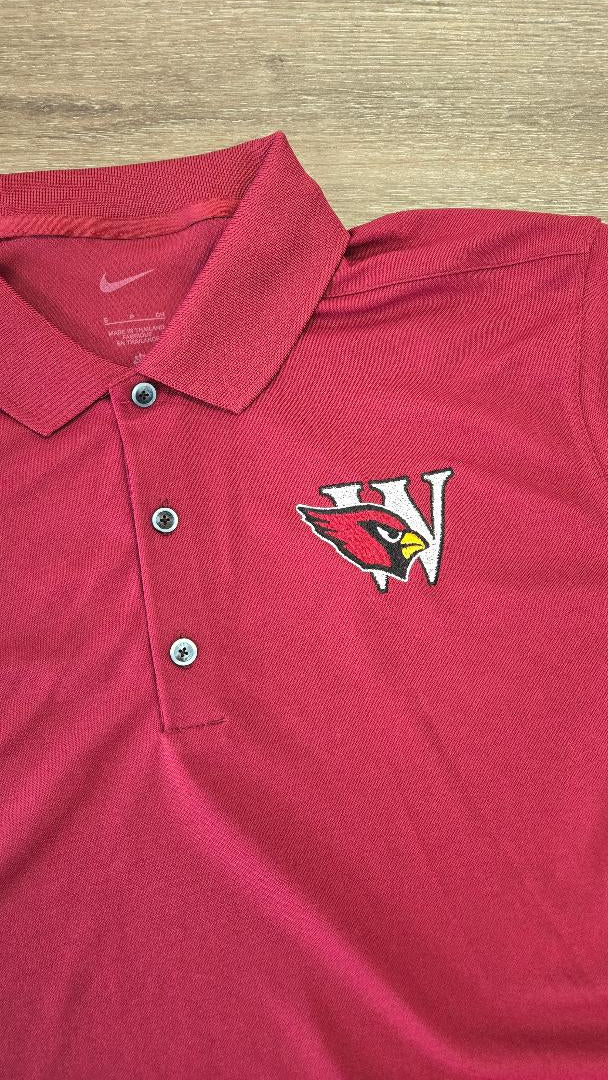 EDW Cardinal Head Embroidered Nike Polo
