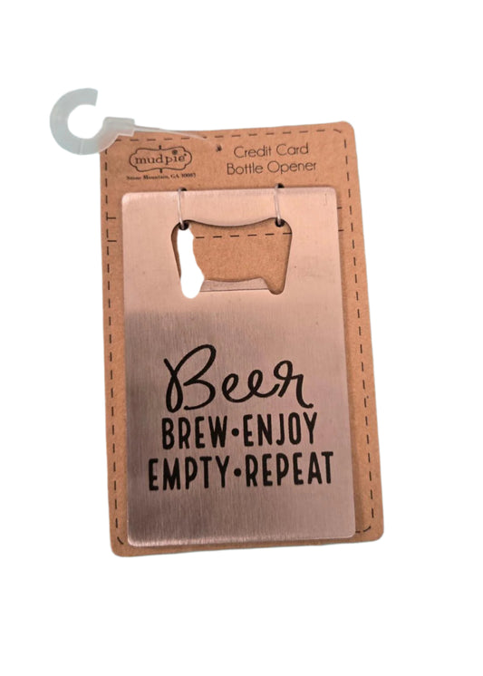 Bottle Opener Credit Card