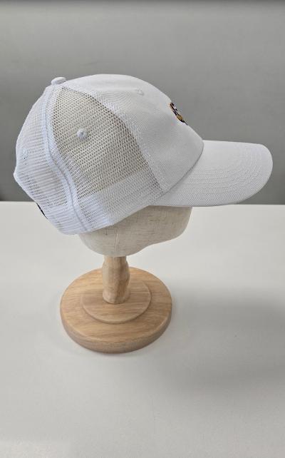 Eye of Tiger White Mesh Back Cap