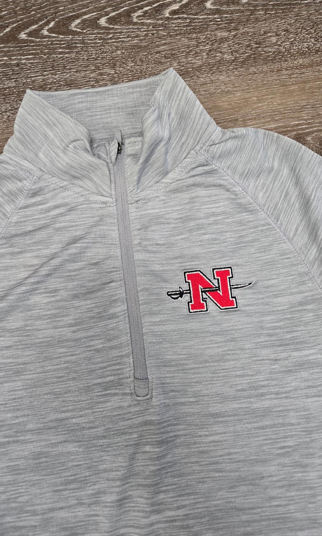 Nicholls Embroidered Space Dye Performance Pullover