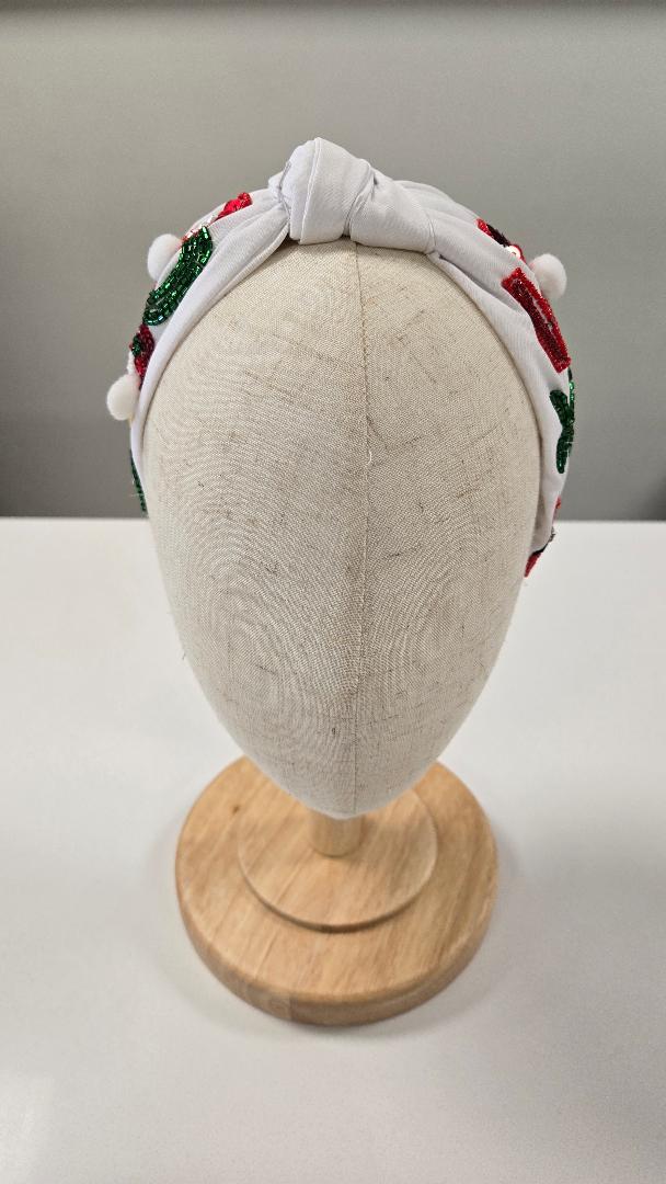 Beaded Christmas Headband
