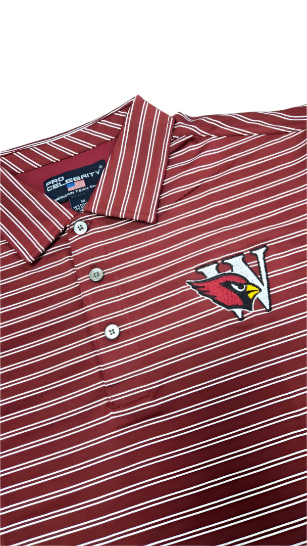 EDW Embroidered Pacific Horizon Stripe Polo