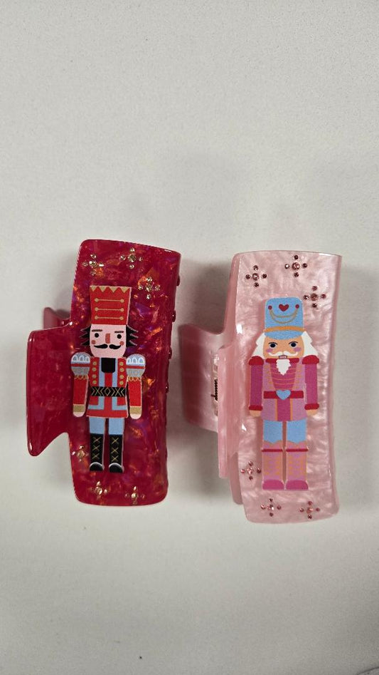 Acrylic Nutcracker Claw Clip