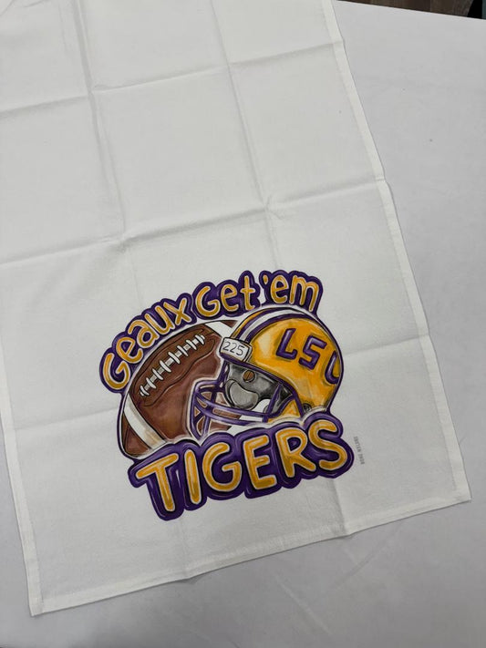 Geaux Get Em Tea Towel