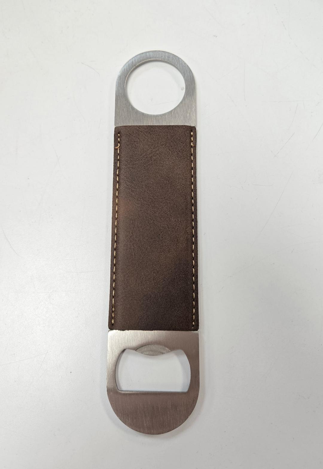 Laserable Leatherette Bottle Opener