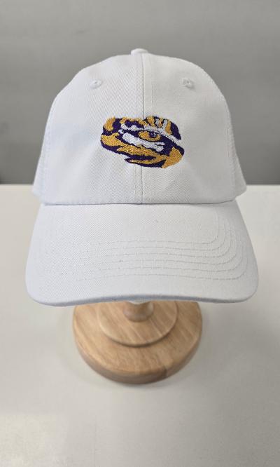 Eye of Tiger White Mesh Back Cap