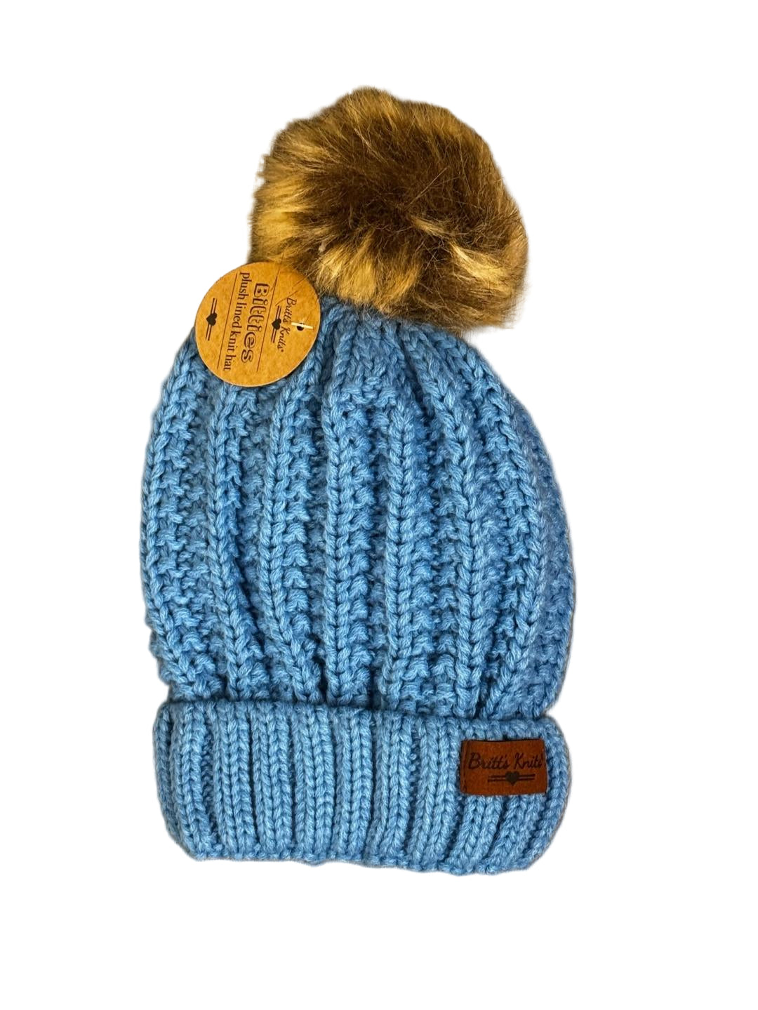 Britt's Knits Bitties Pom Hat