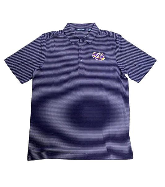 Eye of the Tiger Cutter & Buck Forge Pencil Stripe Polo