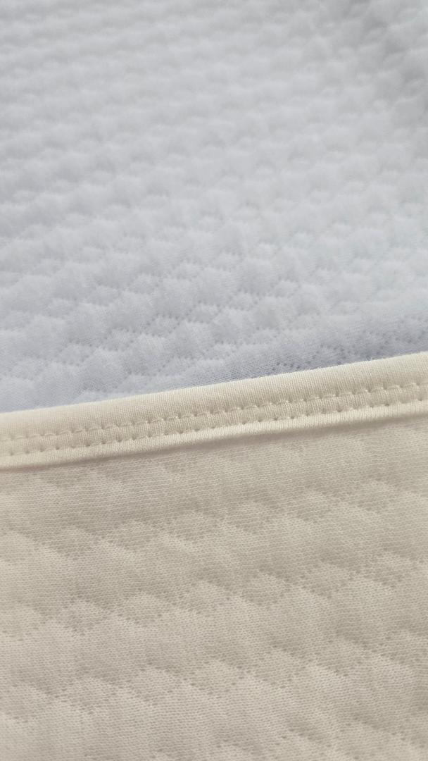 Quilted Pearl Receiving Blanket