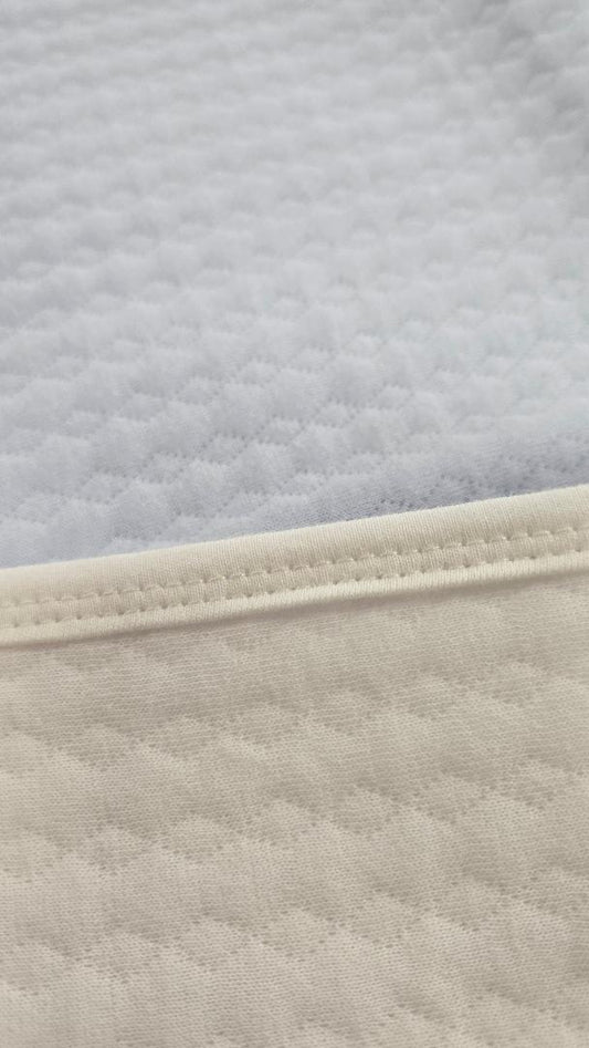 Quilted Pearl Receiving Blanket