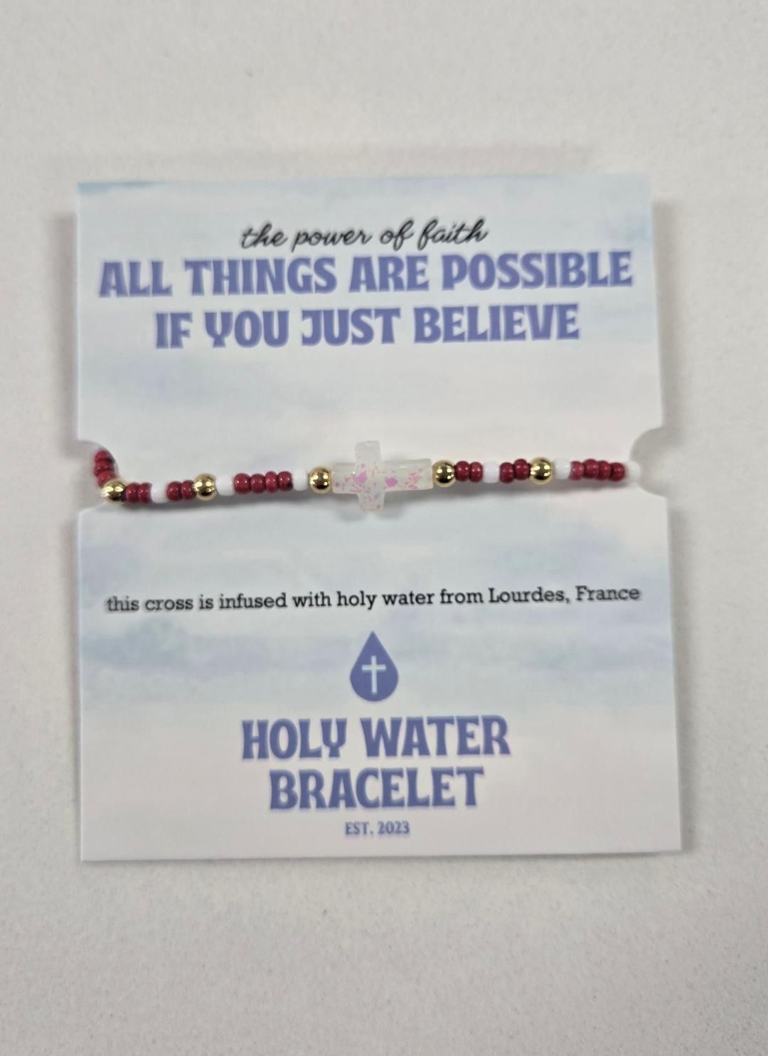 Gameday Holy Water Bracelet