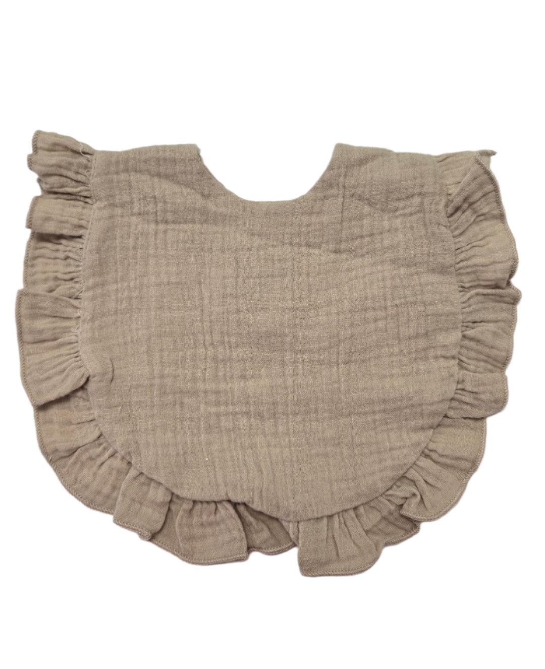 Muslin Ruffle Toddler Bib