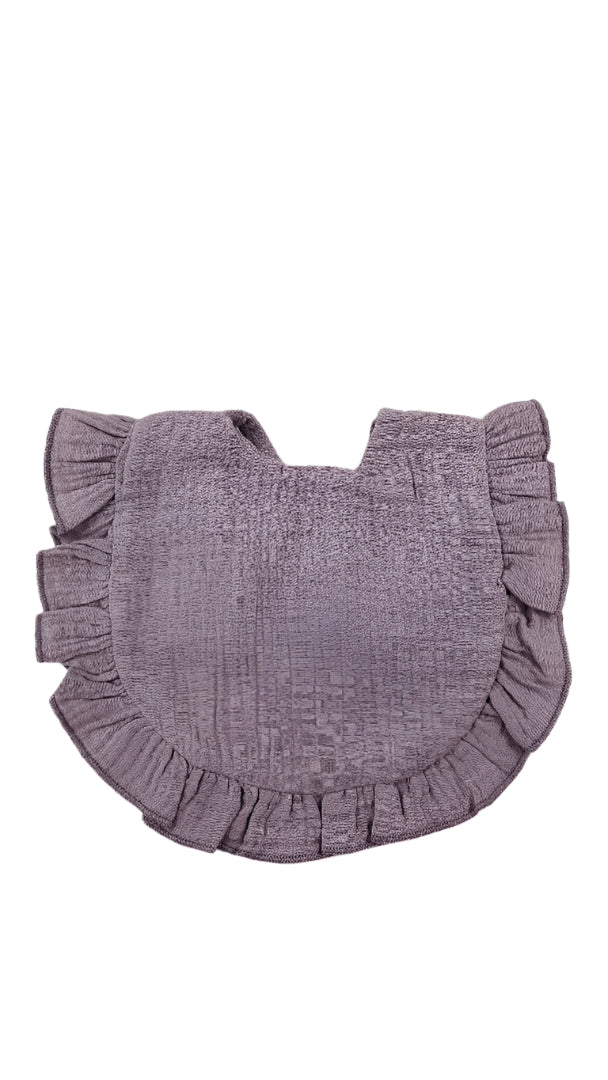 Muslin Ruffle Toddler Bib