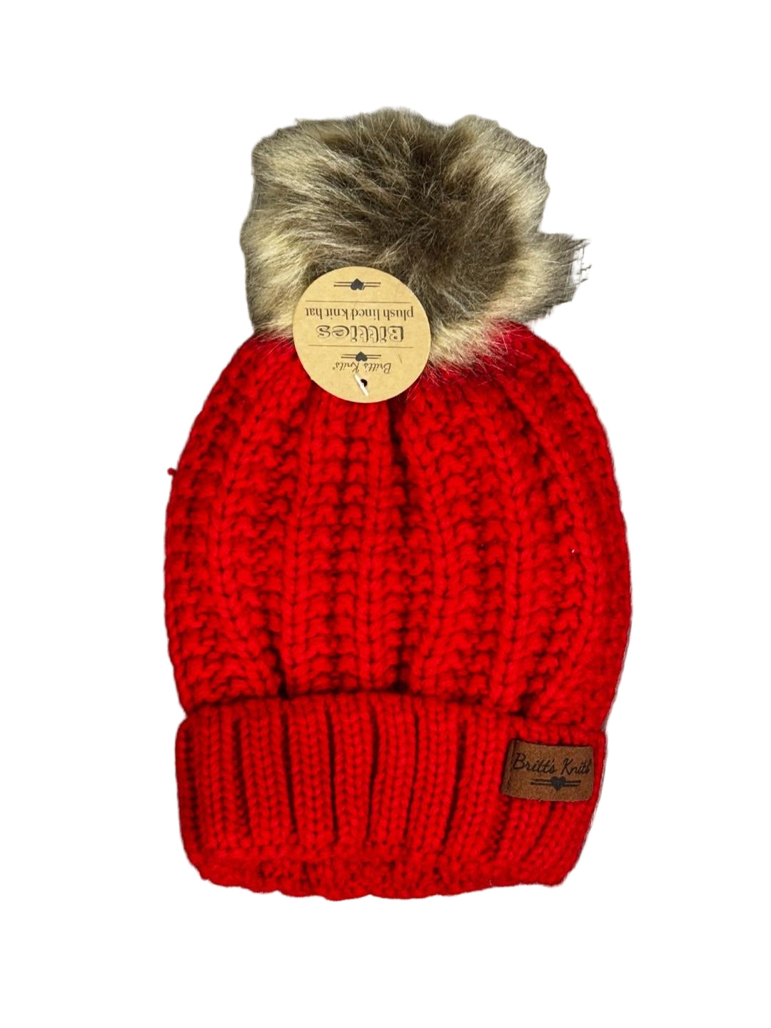 Britt's Knits Bitties Pom Hat