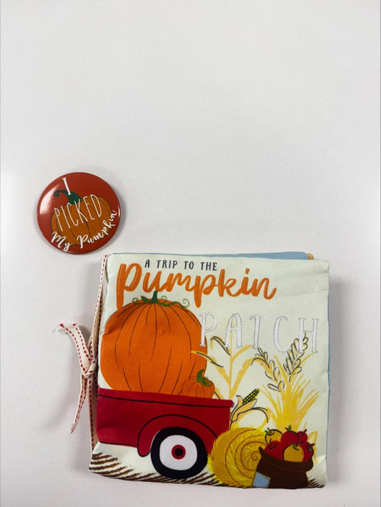 Pumpkin Patch Book with Pin