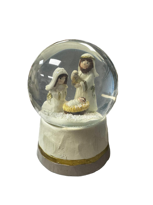 Holy Family Snow Globe
