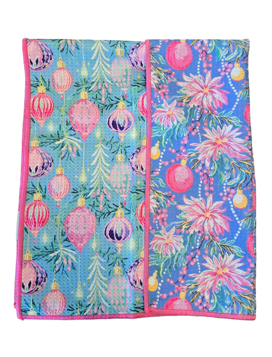 Christmas Ornaments Quick Dry Kitchen Towel