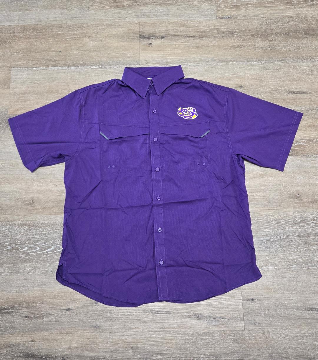 Tiger Eye Embroidered Pro Celebrity Fishing Shirt