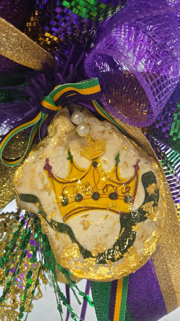 Mardi Gras Door Swag