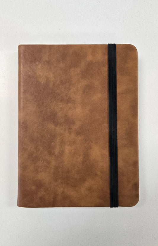 Small Faux Leather Laser Engravable Notebook