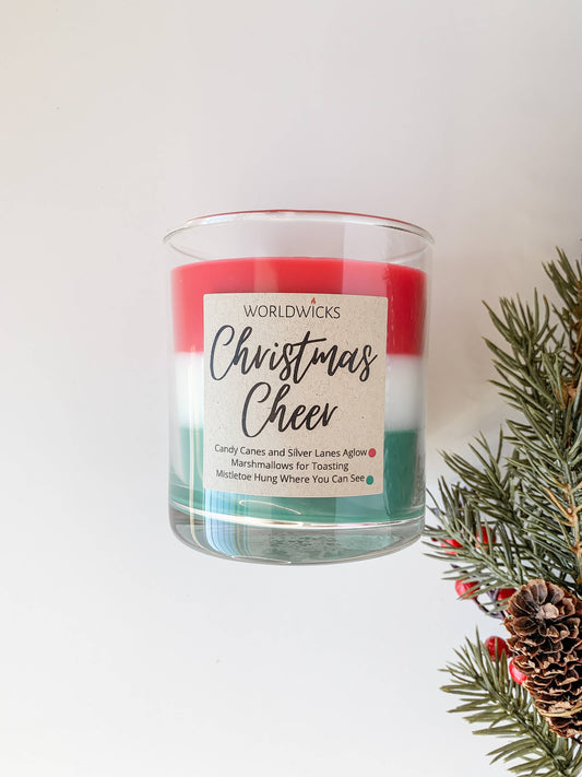 Christmas Cheer Triple Scented Christmas Candle
